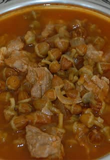 Бамия с мясом